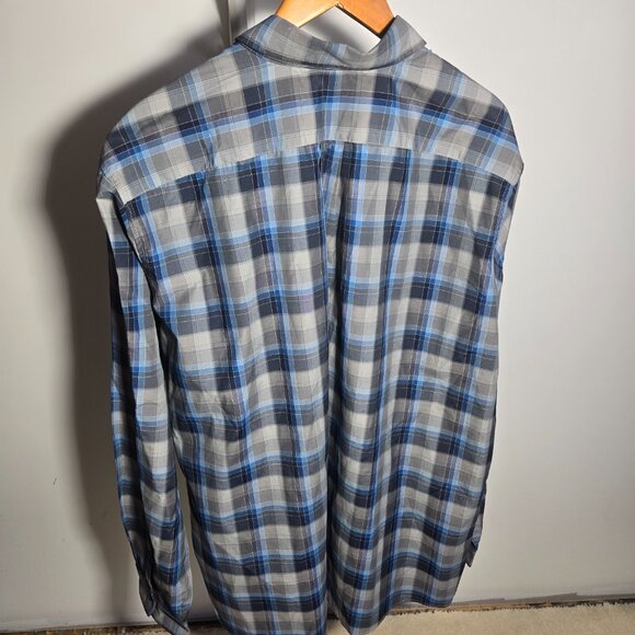 Eddie Bauer LS Getaway Pattern Flannel Long Sleeve Button Down XXL - Picture 3 of 6